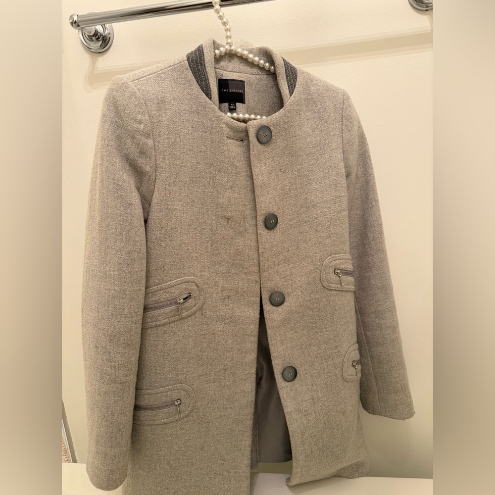 The Limited gray pea coat.